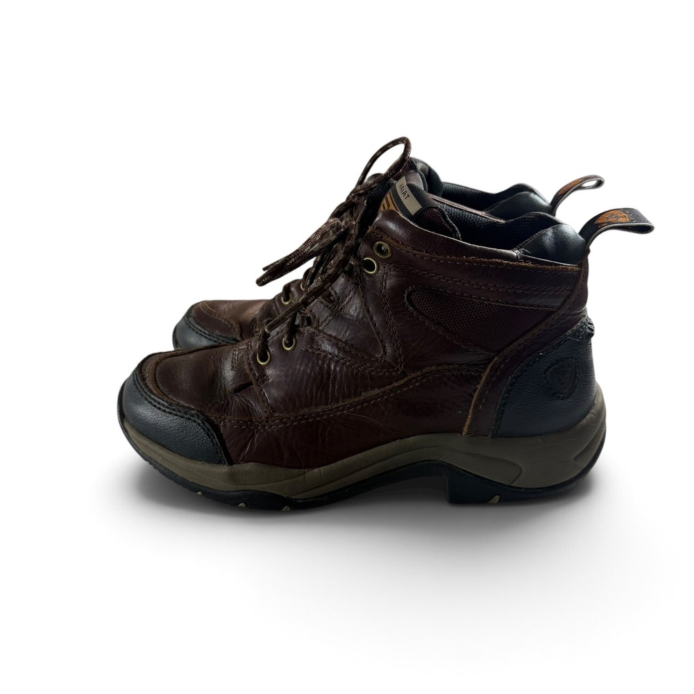 Ariat Terrain Brown Leather Waterproof Endurance Boots 10004138 Womens 7B
